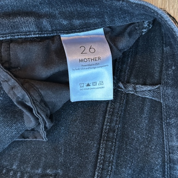 MOTHER the hustler high waist fray hem ankle bootcut jeans - Picture 5 of 6